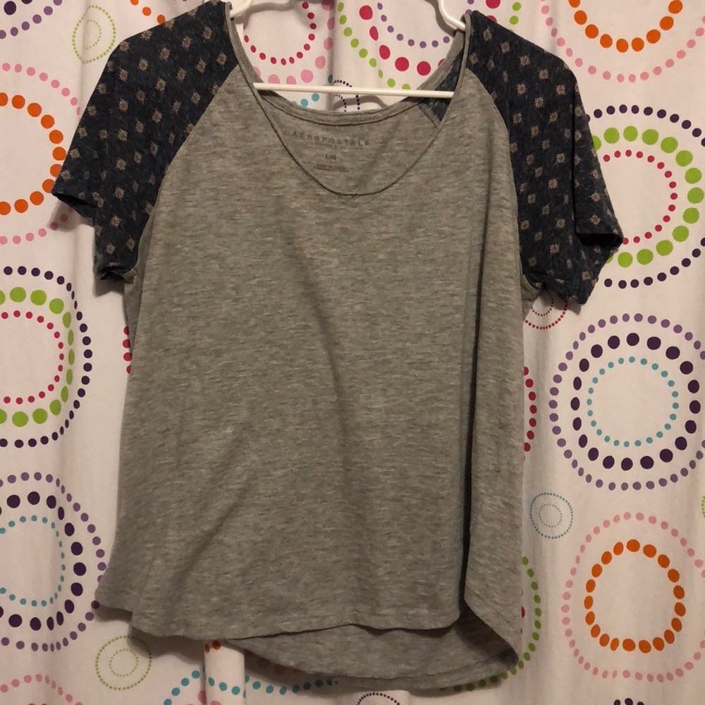 Baseball style T-shirt